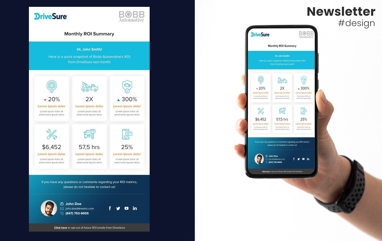 Newsletter Template Design